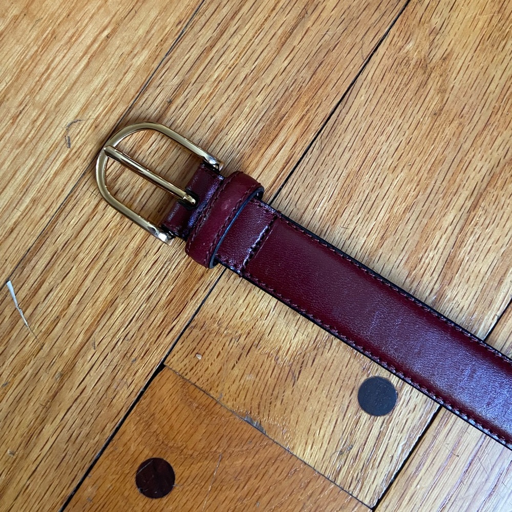 Perry Ellis Italian Full Grain Cowhide Belt Size 32